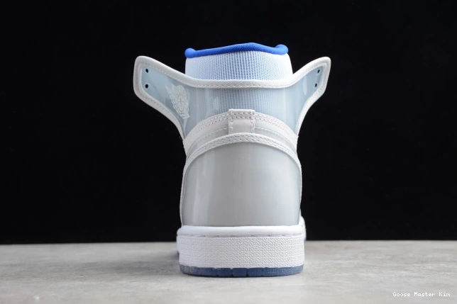 High Jordan Air Retro Zoom 1 Racer Blue White CK6637-104 0814